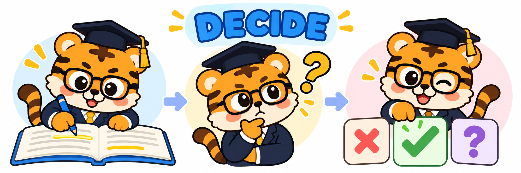 Mark the scope and make a decision