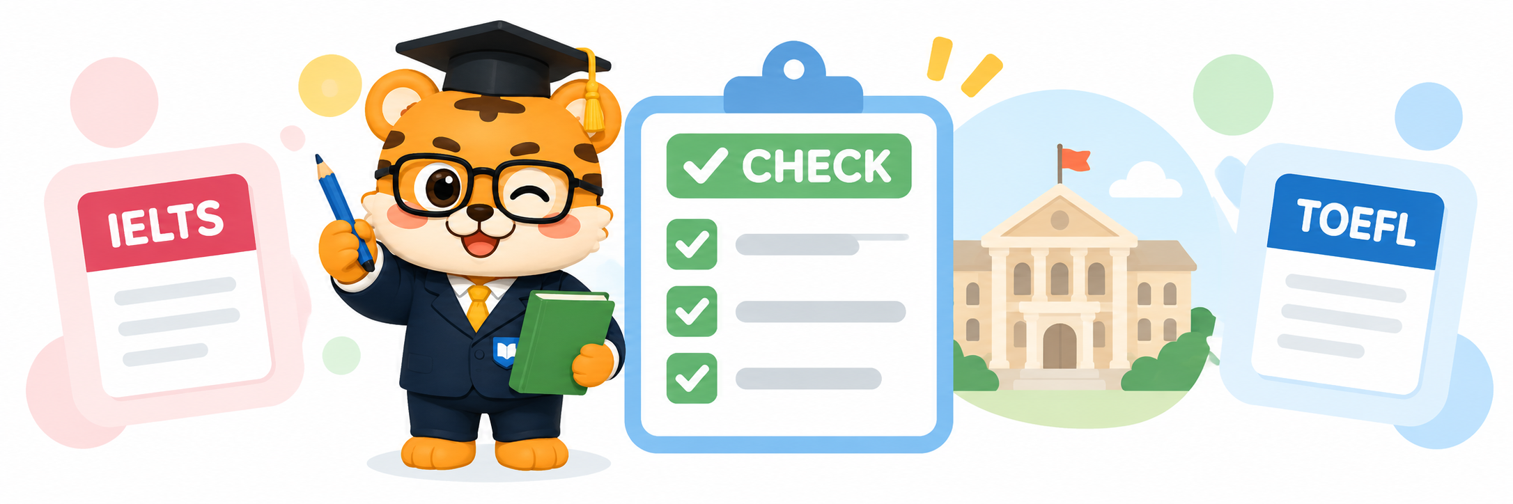IELTS and TOEFL application requirements