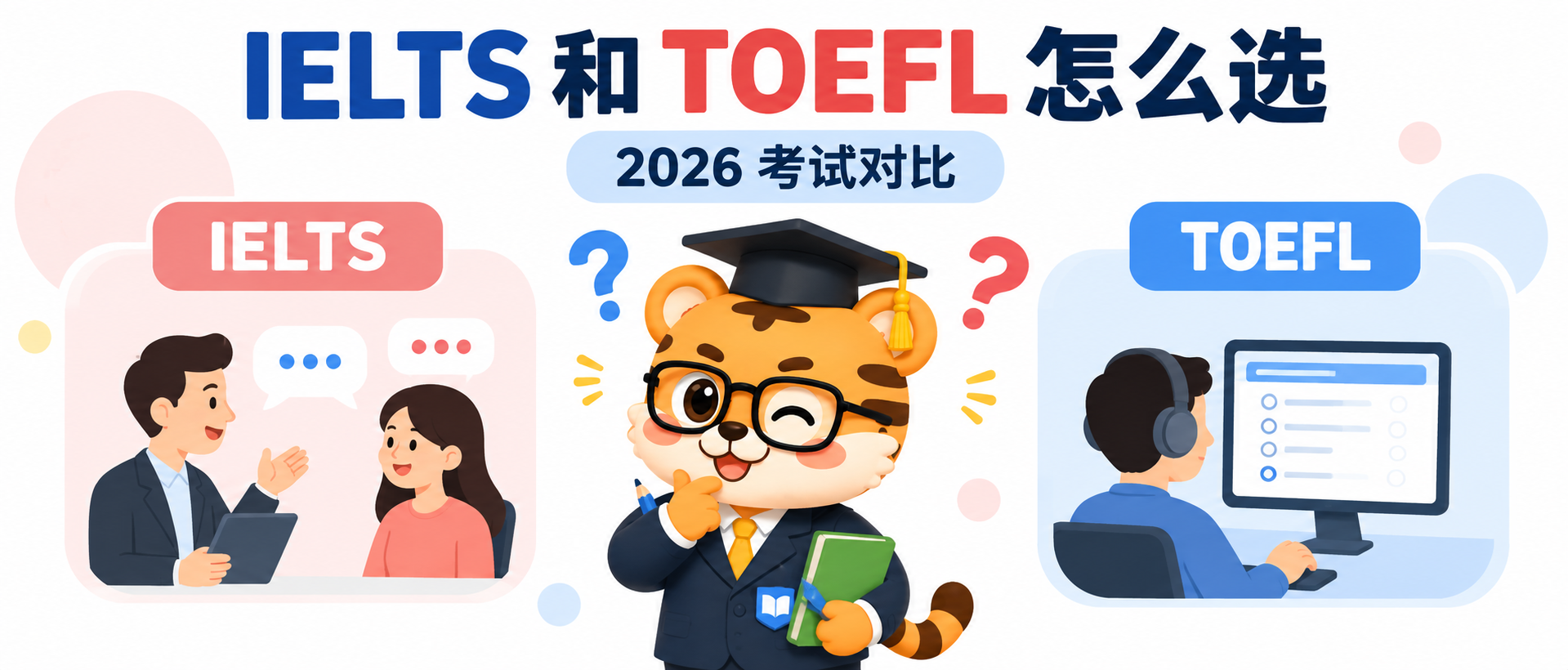 IELTS 和 TOEFL 哪个更好？按申请目标和考试习惯选 [2026对比]