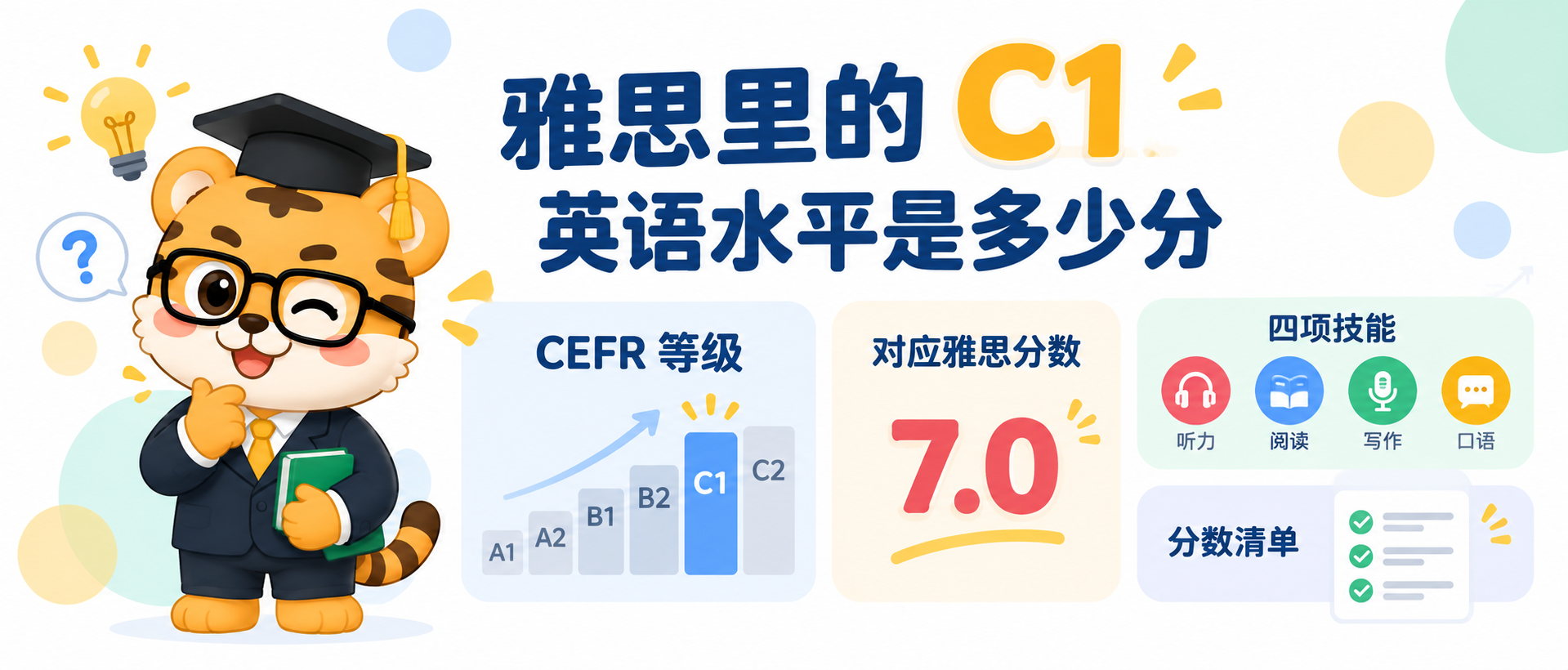 雅思里的 C1 英语水平到底是多少分